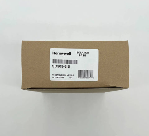 Honeywell isolator base packaging for indoor fire alarm sounder and strobe light with reliable alert signals for commercial buildings.