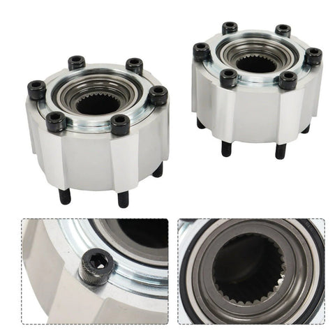2Pcs Manual Locking Hubs 28 Splines Replacement For Nissan Frontier Pathfinder Xterra Titan D21 Pickup 1990 To 2004 Compatible
