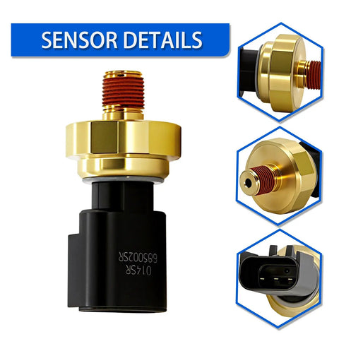 Oil Pressure Sensor Replacement Kit With Easy Fit Socket And Filter For Dodge Chrysler Jeep Vehicles sensor details view