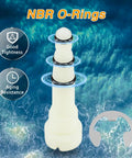 NBR O-rings on power trim tilt manual release relief valve for Mercury Mariner Force outboard motors in water background