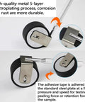 Heavy Duty Adhesive Tape Tester With 2Kg Rolling Wheel For Pressure Load Transfer Ideal For Sealing Tape And Protective Film Quality Checks Durable Metal Construction And Precise Rolling Wheel Performance, metal roller close-up