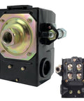 Heavy Duty Air Compressor Pressure Switch Built Tough 135 To 175 PSI With Unloader Valve And On Off Lever One Quarter Inch NPT