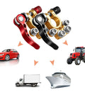 Heavy Duty Battery Terminal Connectors 2 Pack Top Post Clamps 4 Way Quick Release For Auto Positive Negative SAE JIS Type A Posts
