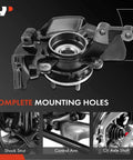 Front Right Steering Knuckle And Wheel Bearing Hub Assembly For Hyundai Sonata 2011 2.0L With Sport Suspension Passenger Side Replacement