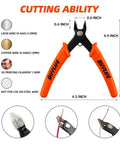 9 Piece Model Tools Kit For Car Model Building And Repairing, Essential Hobby Craft Set with wire cutter, cutting ability shown