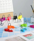 Colorful 10 Pack Small Luggage Locks With Keys, No Fuss Durable Metal Padlocks For Suitcases, Locker Locks For Travel And School Gym