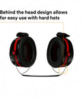 Optime 105 Behind The Head Earmuffs For Industrial Use NRR 27 To 30 dB double shell design with soft foam cushions