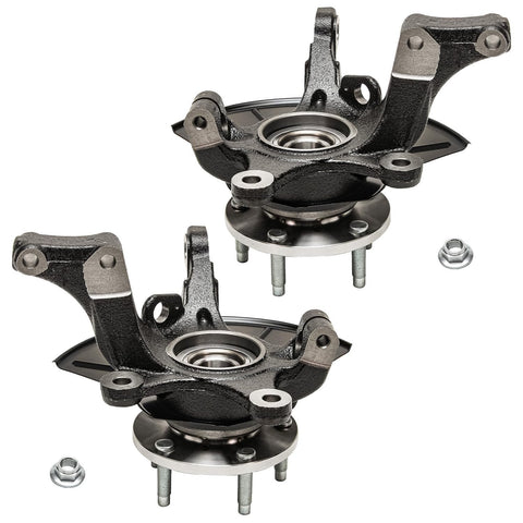 Front Suspension Kit 10pc For Mazda Tribute, Ford Escape, Mercury Mariner, Steering Knuckles, Wheel Hub Bearings, direct fit
