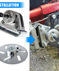 Beefed Up Go Kart 6 Inch Disc Brake Kit With Caliper Bracket And Pads For Manco 9598 9597 Yerf Dog Carter ASW Bristers Airheart MB 1