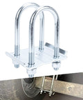Essential 1/2 Inch U Bolt Kit For 3500 Lb Axle Repair Heavy Duty Suspension Hardware With 2 Inch Pitch And 5.5 Inch Length For Secure Trailer Trailering Fix It Now, zinc U-bolt plate with nuts