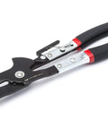 Pliers from the 8 Piece Piston Ring Compressor Set With Fine Tooth Ratcheting Lock Includes Pliers And Six Bands Fits Pistons For Quick DIY Engine Assembly