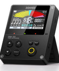 Metronome Tuner 3 In 1 Digital Metronome With Trainer Rhythm Mode For Guitar Bass Violin Ukulele Chromatic Piano And Wind Instruments Rechargeable Portable Practice Buddy DBM100 Black standing view