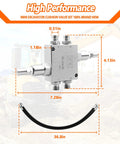 Cushion Valve Kit For Small Excavators With One Quarter Inch Hoses And M14 Thread For Easy Install Complete Swivel Motor Assembly