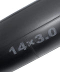 Heavy Duty 14x3 Inner Tube For 14 Inch E Bikes Scooters Mopeds Choppers And Folding Bikes With Bent CR202 Valve Stem Built Tough Forty Percent Thickened For Extra Durability Wide Fit On 14x3 Tires 1 Piece, 14x3.0 butyl rubber tube