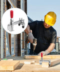 Two Pack Vertical Quick Release Toggle Clamps Zinc Plated Steel Welding Hold Downs Clamps for woodworking application