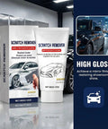 Low Effort No Fuss Deep Car Scratch Repair Paste For Easy DIY Auto Body Touch Up, Visibly Diminishes Deeper Scratches, product packaging and tube