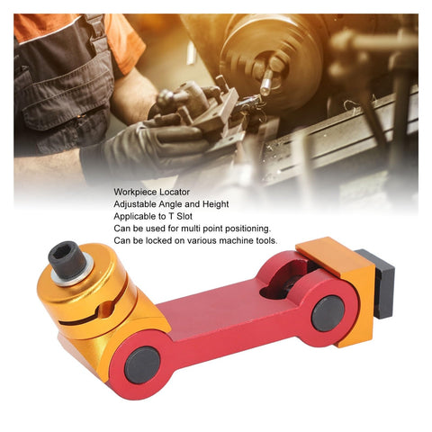 Premium Cnc Mill Positioner And Adjustable Work Stop Locator shown in bright colors, designed for tough setups in machine tooling.