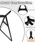 Two Pack Universal Dirt Bike Triangle Stand For 80 To 500cc Motocross Enduro Supermoto Pit Bikes Durable Iron And Aluminum Side Kickstand
