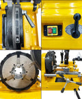 Detailed view of Heavy Duty Electric Pipe Threader Machine 1/2 To 4 Inch showing controls and threading jaws.