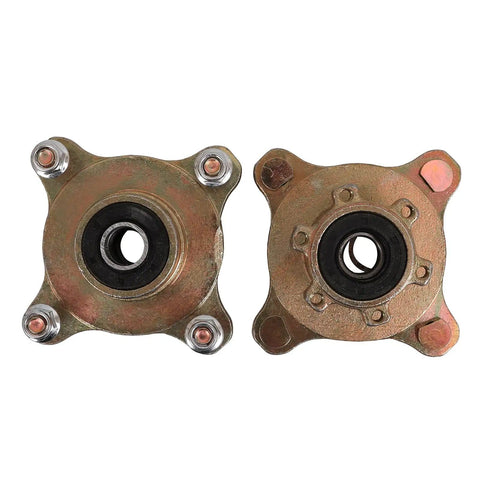 Top view of Beefy Front Disc Brake Wheel Hub Kit With Bearing Assembly And Steering Knuckle Spindle for quad buggy ATV UTV.
