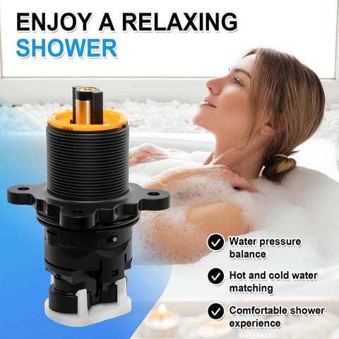 Pressure Balanced Shower Cartridge Model 9745299 for Pfister 0X8 JX8 VB8 JV8 Valve Series with metal stem