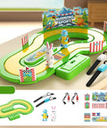 Epic Motion Sensing Two Player Racing Game With Three Play Modes Interactive Competitive Board Experience For Family Game Night Friends Hangouts And Social Events Easy Setup And Quick Start Fun motion track set with rabbit and turtle figures