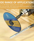 Beefed Up Mounting Mandrel Set For Die Grinder And Rotary Tool With Three Eighths Inch And One Quarter Inch Arbor Holes Type One Cut Off