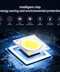 Close-up of 5W 110V Outdoor Landscape Spotlight Kit IP65 Waterproof LED chip highlighting energy efficiency features.