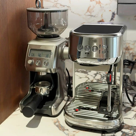 Non Slip Heat Resistant Coffee Machine Pad For Bambino Plus Custom Fit Countertop Guard Black on coffee machine