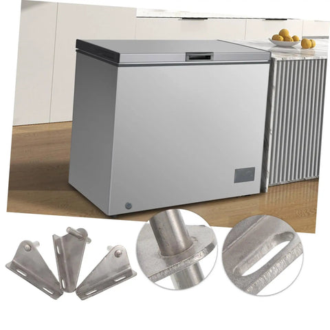Solid As A Rock Stainless Steel Freezer Hinge Replacement Kit Engineered For Fridge Door Fixes With Hassle Free Snap In Assembly And Tough Build Quality That Powers Through Daily Kitchen Wear Without Skipping A Beat