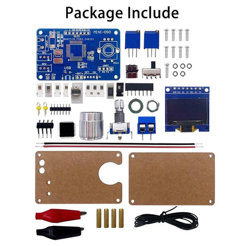 DIY Oscilloscope Kit For Electronics Enthusiasts And Students With 3 Trigger Modes Auto Normal Single LED Display components