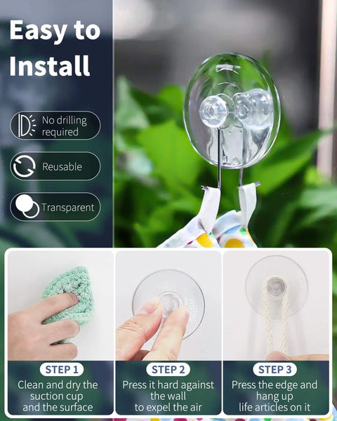 Small Rubber Suction Cups For Glass 30 Pack Assorted Sizes 0.8 1.2 1.8 Inch Multipurpose Holders installation guide.