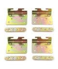 Heavy Duty Universal Bed Rail Brackets For Headboards And Frame Connectors Rustproof Iron Support Rod Clamps hardware set