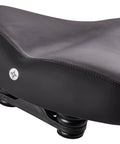 Ultra Comfy Cruiser Bike Seat For Men And Women With Plush Foam Cushion, Replacement Saddle Fits All Adult Bikes With Standard Seatpost