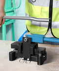 Using SDSNTE 2-In-1 Conduit Offset Bender for 1/2 Inch EMT tubing with durable steel construction.