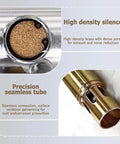 High density silencer and precision seamless tube of Heavy Duty 50 To 1 Pneumatic Grease Pump With Rugged Rum Cover.