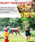 Outdoor Water Sprinkler Toy For Kids Fire Hydrant Style Backyard Sprinkler Attaches To Garden Hose For Splashing Fun