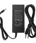 Portable 42V 2A Scooter Battery Charger For Electric Skateboard And EV, with long cable and US plug