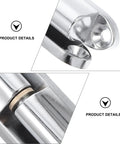 Close-up of Premium Zinc Alloy Screw On Hinge Set for Internal Doors and Cabinets Heavy Duty Metal Hinge, showing details and finish.