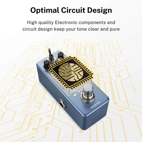 Overdrive Guitar Pedal With Warm And Hot Modes Blues Drive Vintage Style Tone For Pedal Boards True Bypass Circuit Delivers Classic Tube Overdrive From Gentle Breakup To Screaming Leads featuring optimal circuit design illustration