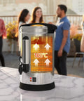 Party-Ready 18L Coffee Urn That Delivers Up To 120 Cups Per Hour, Stainless Steel Beverage Dispenser for events with people in background