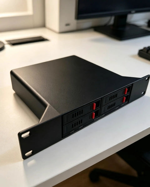 Kickstart Your Server Rig With This Solid 10 Inch Rack Mount Ssd Jbod Enclosure featuring a 5.25 bay bracket for easy SSD installation.