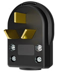Beefy 50 Amp 125 250V Dryer And Range Power Plug 10 To 50P 3 Pole 3 Wire Grounding Straight Blade Rewireable AC Outlet