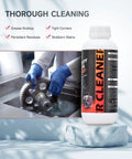 Pro Level Ultrasonic Cleaner Fluid For Carburetors Engines And Auto Parts Dissolves Stubborn Grease Oil And Road Grime Without Any Scrub Hustle Leaves Parts Residue Free 34 Fl Oz in use with a gear part in a cleaning bath.