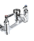 Genuine OEM Service Sink Faucet Replacement Part For Commercial Kitchens, wall-mounted, chrome finish with valve handles view