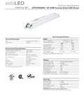 Technical specifications sheet for Pack Of 5 50W Constant Current LED Driver For Non Dimmable Lighting Universal 120-277V AC Input 20-36V DC Output Current Select 1200mA 1300mA 1400mA UNV Replacement Compatible With Osram 57439.