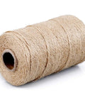 2Mm Natural Jute Twine For Crafting And Garden Projects Eco Friendly Biodegradable Packing String Brown 328 Ft 100m spool