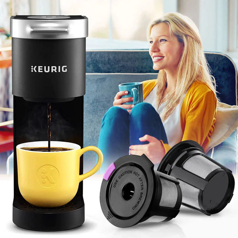 Reusable K Cup Coffee Filters Set 4 Pack With 2 Tbsp Coffee Scoop Refills For Keurig 1.0 And 2.0 And Select Single Cup Makers