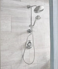 Shower Only System With Rain Showerhead In Chrome Finish Eva Trim Kit For Upgrading Your Bath Valve Not Included But Requires Posi Temp Valve