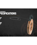 1 Eighth Inch Steel Fish Tape, 240 Feet, Tough As Nails Rugged Spring Steel Tool For Electricians, Rust Resistant
